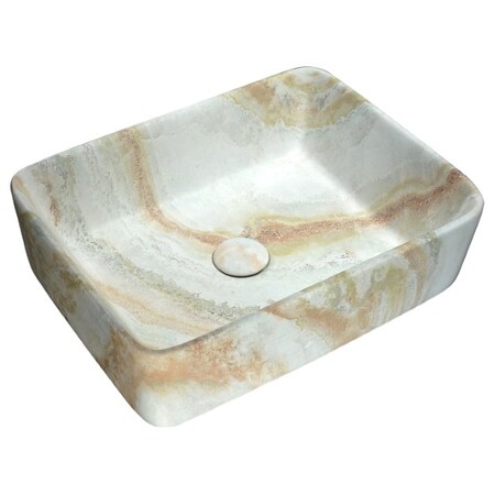 Anzzi Marbled Ceramic Vessel Sink in Marbled Earth Finish LS-AZ241